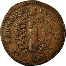 Coin, German States, MAINZ, Friedrich Karl Josef, 5 Sols, 1793, Mayence