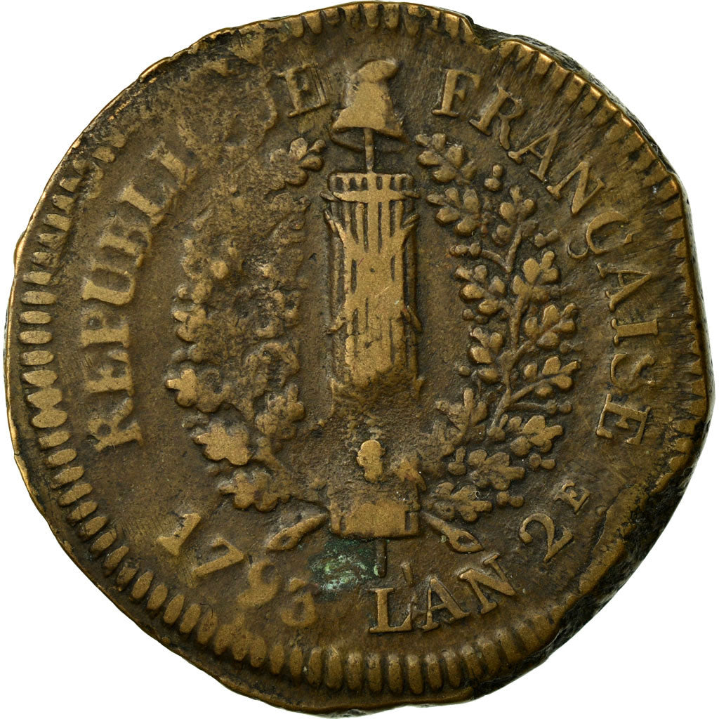 Münze, Deutsch Staaten, MAINZ, Friedrich Karl Josef, 5 Sols, 1793, Mayence, S