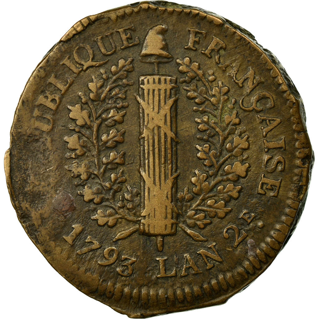 Coin, German States, MAINZ, Friedrich Karl Josef, 5 Sols, 1793, Mayence