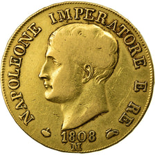 Coin, ITALIAN STATES, KINGDOM OF NAPOLEON, Napoleon I, 40 Lire, 1808, Milan