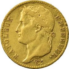 Moneta, Francia, Napoleon I, 20 Francs, 1815, Paris, MB, Oro, KM:705.1