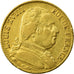 Louis XVIII, Première Restauration, 20 Francs Or buste habillé 1814 Paris, KM 70