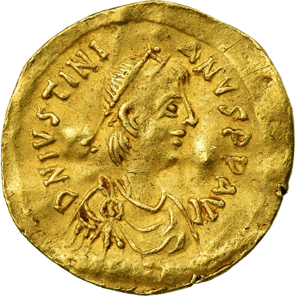 Coin, Justinian II, Tremissis, Constantinople, EF(40-45), Gold, Sear:145