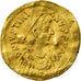 Coin, Justinian II, Tremissis, Constantinople, EF(40-45), Gold, Sear:145