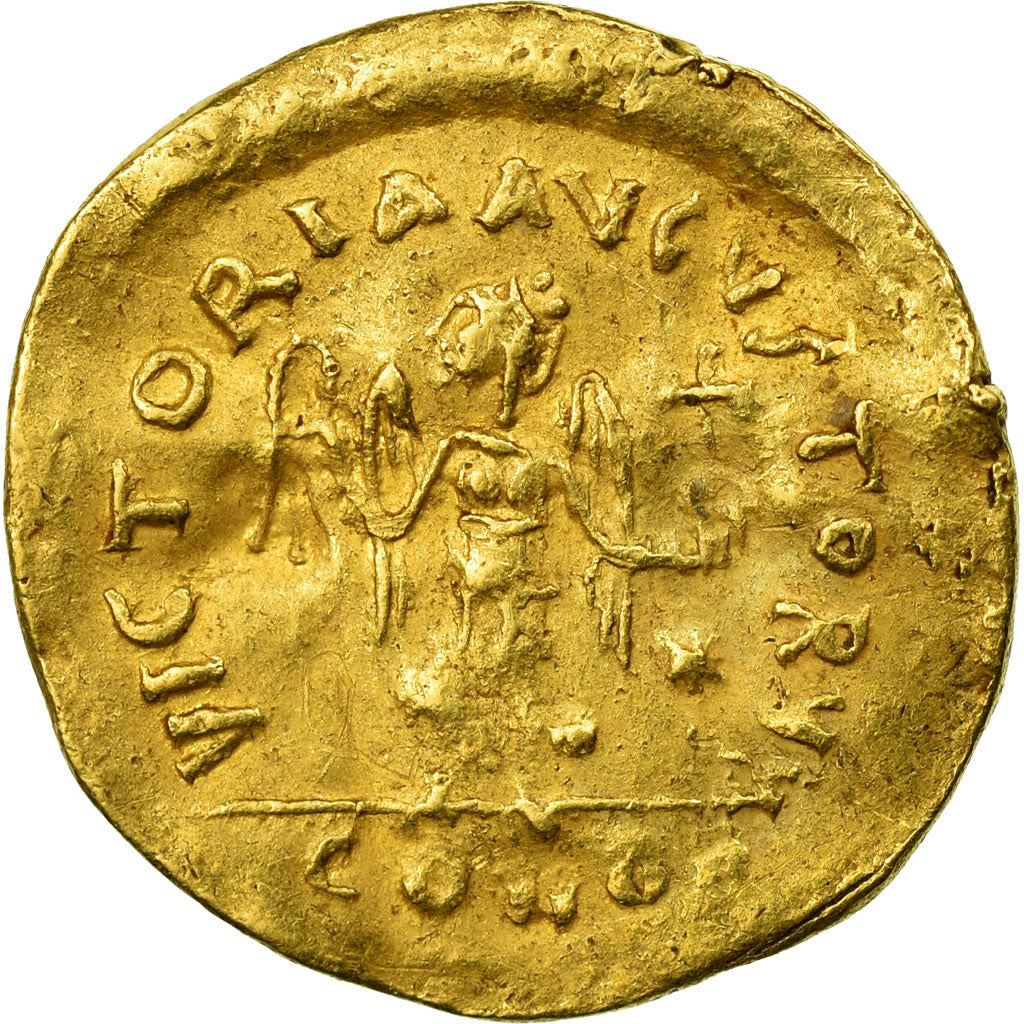 Coin, Justinian II, Tremissis, Constantinople, EF(40-45), Gold, Sear:145