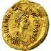 Coin, Anastasius I, Tremissis, 491-518 AD, Constantinople, VF(30-35), Gold