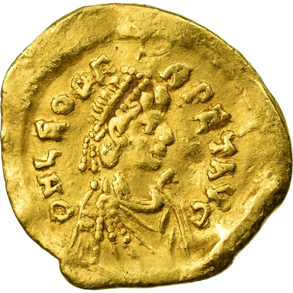 Coin, Leo I, Tremissis, 471-473, Constantinople, EF(40-45), Gold, RIC:635a