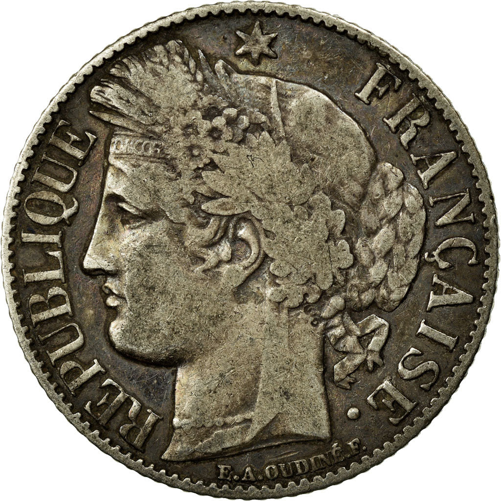 Coin, France, Cérès, Franc, 1894, Paris, VF(20-25), Silver, KM:822.1