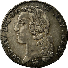 Münze, Frankreich, Louis XV, 1/5 Écu au bandeau, 24 Sols, 1/5 ECU, 1759