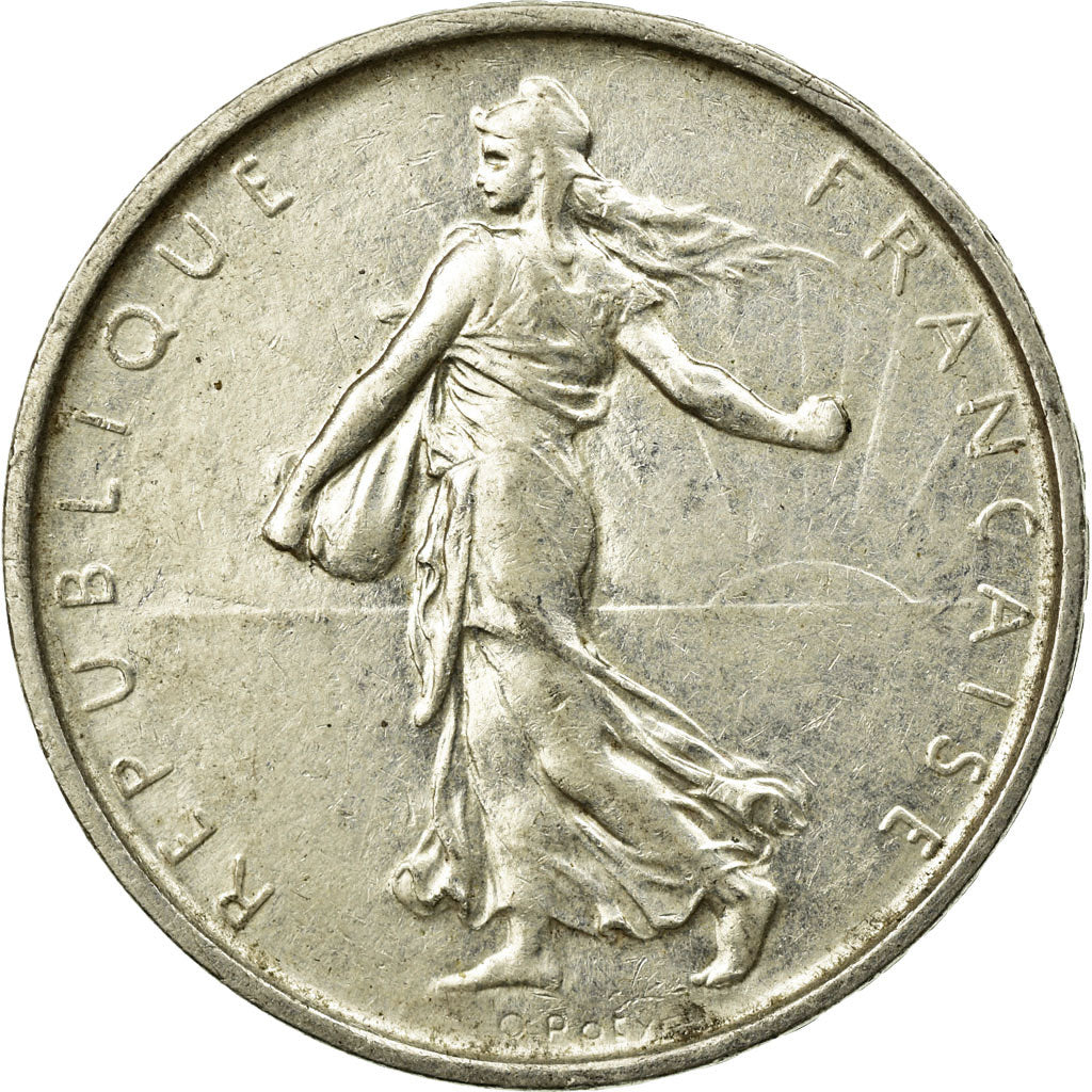 Coin, France, Semeuse, 5 Francs, 1968, Paris, AU(50-53), Silver, KM:926