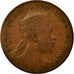 Coin, Ethiopia, Menelik II, 1/100 Birr, Matonya, 1897, Paris, VF(20-25), Copper