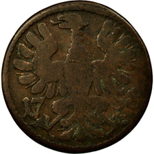 Coin, German States, AACHEN, 12 Heller, 1758, Achen, VF(30-35), Copper, KM:51
