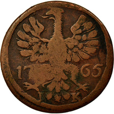 Coin, German States, AACHEN, 12 Heller, 1765, Achen, VF(20-25), Copper, KM:51