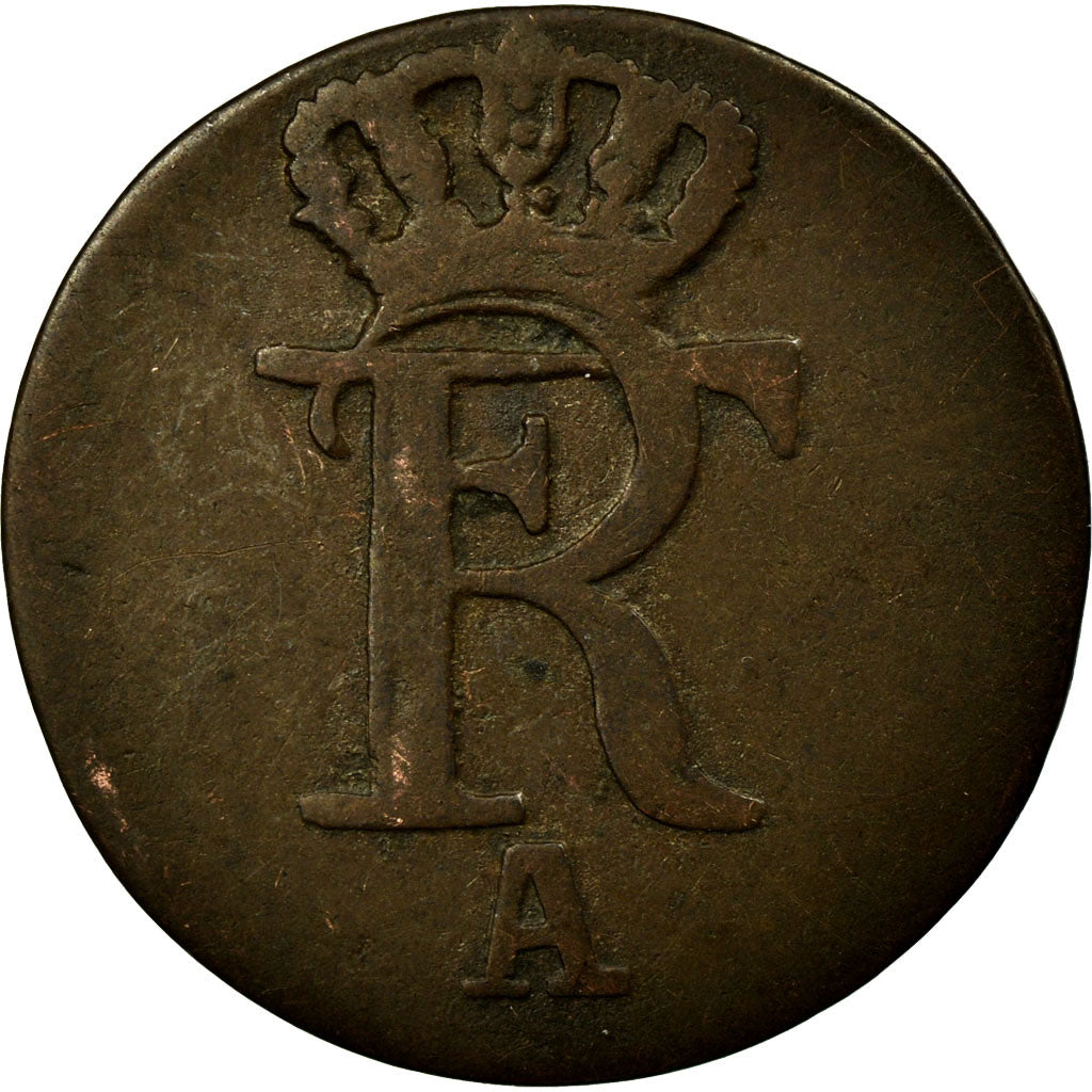 Coin, German States, PRUSSIA, Friedrich II, 1/48 Thaler, 1/2 Groschen, 1777