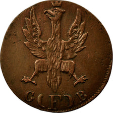 Coin, German States, FRANKFURT AM MAIN, Heller, 1821, EF(40-45), Copper, KM:301