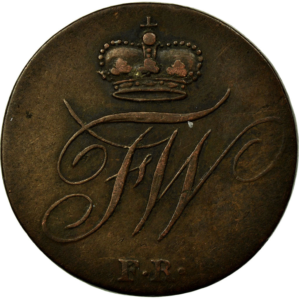 Moneta, Stati tedeschi, BRUNSWICK-WOLFENBUTTEL, Fredrich Wilhelm, 2 Pfennige