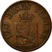 Coin, German States, HESSE-CASSEL, Friedrich Wilhelm, 3 Heller, 1856, VF(30-35)