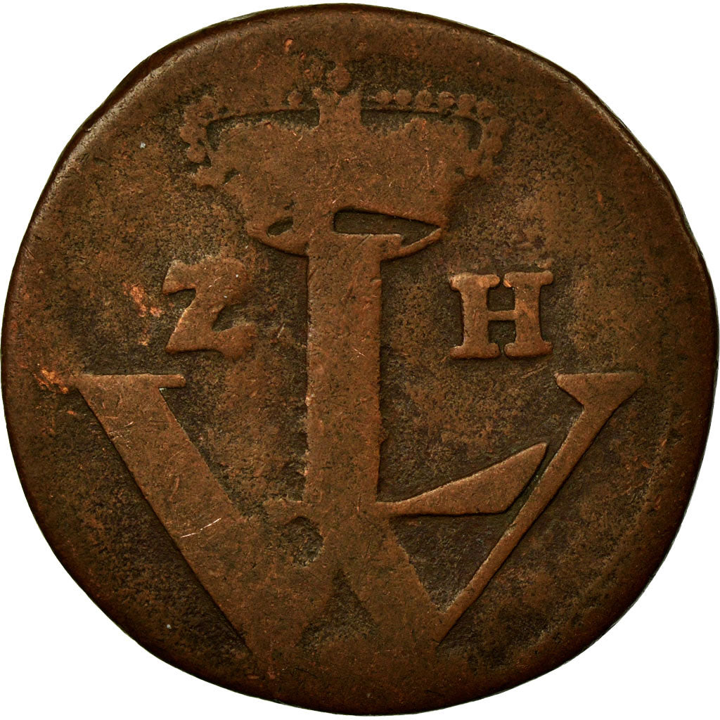 Coin, German States, HESSE-CASSEL, Wilhelm VIII, Heller, 1757, VF(30-35)
