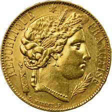 Coin, France, Cérès, 20 Francs, 1850, Paris, EF(40-45), Gold, KM:762