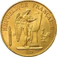 Monnaie, France, Génie, 20 Francs, 1874, Paris, SUP, Or, Gadoury:1063, KM:825