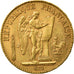 Moeda, França, Génie, 20 Francs, 1891, Paris, AU(50-53), Dourado, KM:825