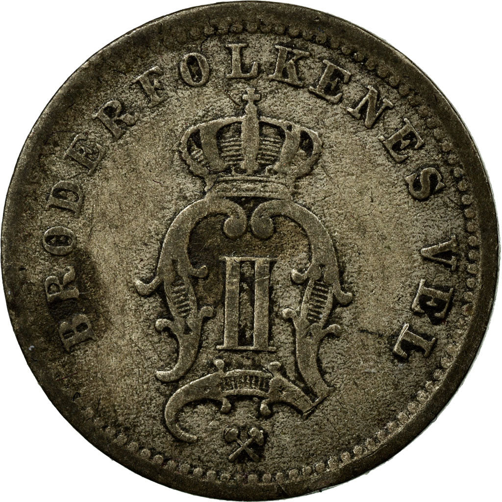 Coin, Norway, 10 Öre, 1876, VF(30-35), Silver, KM:350