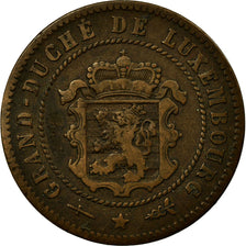 Coin, Luxembourg, William III, 5 Centimes, 1870, Utrecht, EF(40-45), Bronze