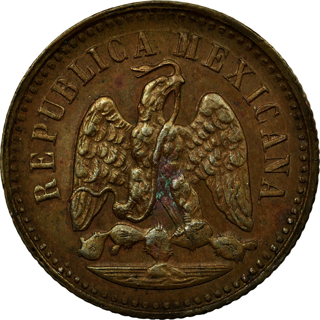 Coin, Mexico, Centavo, 1891, Mexico City, AU(55-58), Copper, KM:391.6