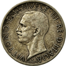Coin, Italy, Vittorio Emanuele III, 5 Lire, 1927, Rome, AU(50-53), Silver