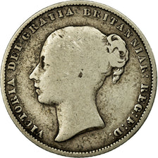 Coin, Great Britain, Victoria, Shilling, 1862, VF(20-25), Silver, KM:734.1