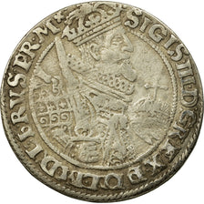 Moeda, Polónia, Sigismund III, Ort, 18 Groszy - 1/4 Thaler, 1622, Cracow