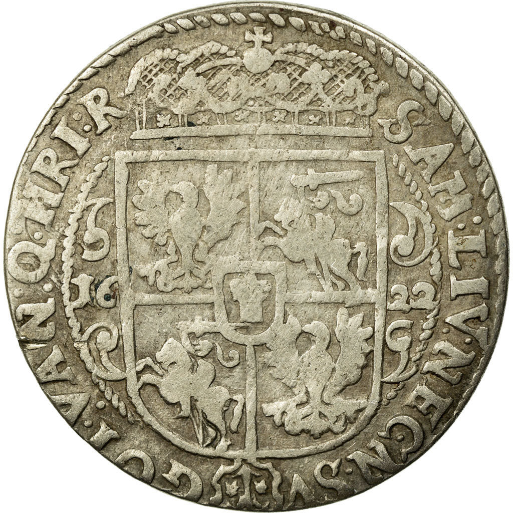 Coin, Poland, Sigismund III, Ort, 18 Groszy - 1/4 Thaler, 1622, Cracow