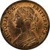 Coin, Great Britain, Victoria, Farthing, 1860, MS(64), Bronze, KM:747.1