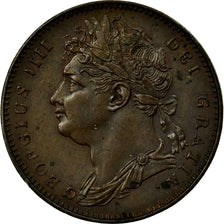 Moeda, Grã-Bretanha, George IV, Farthing, 1822, MS(64), Cobre, KM:677
