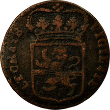 Coin, Netherlands, OVERYSSEL, Duit, 1768, VF(30-35), Copper, KM:90