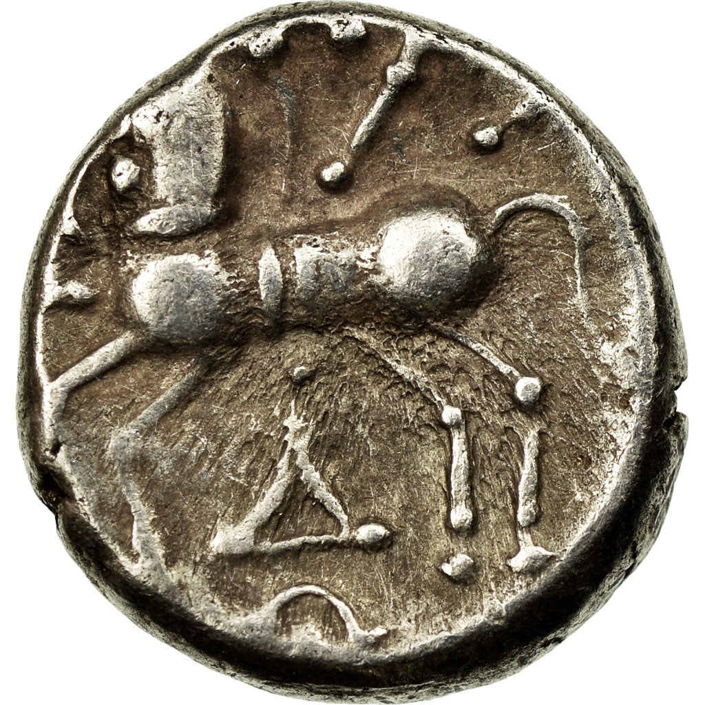 Coin, Lingones, Quinarius, AU(50-53), Silver, Delestrée:3195