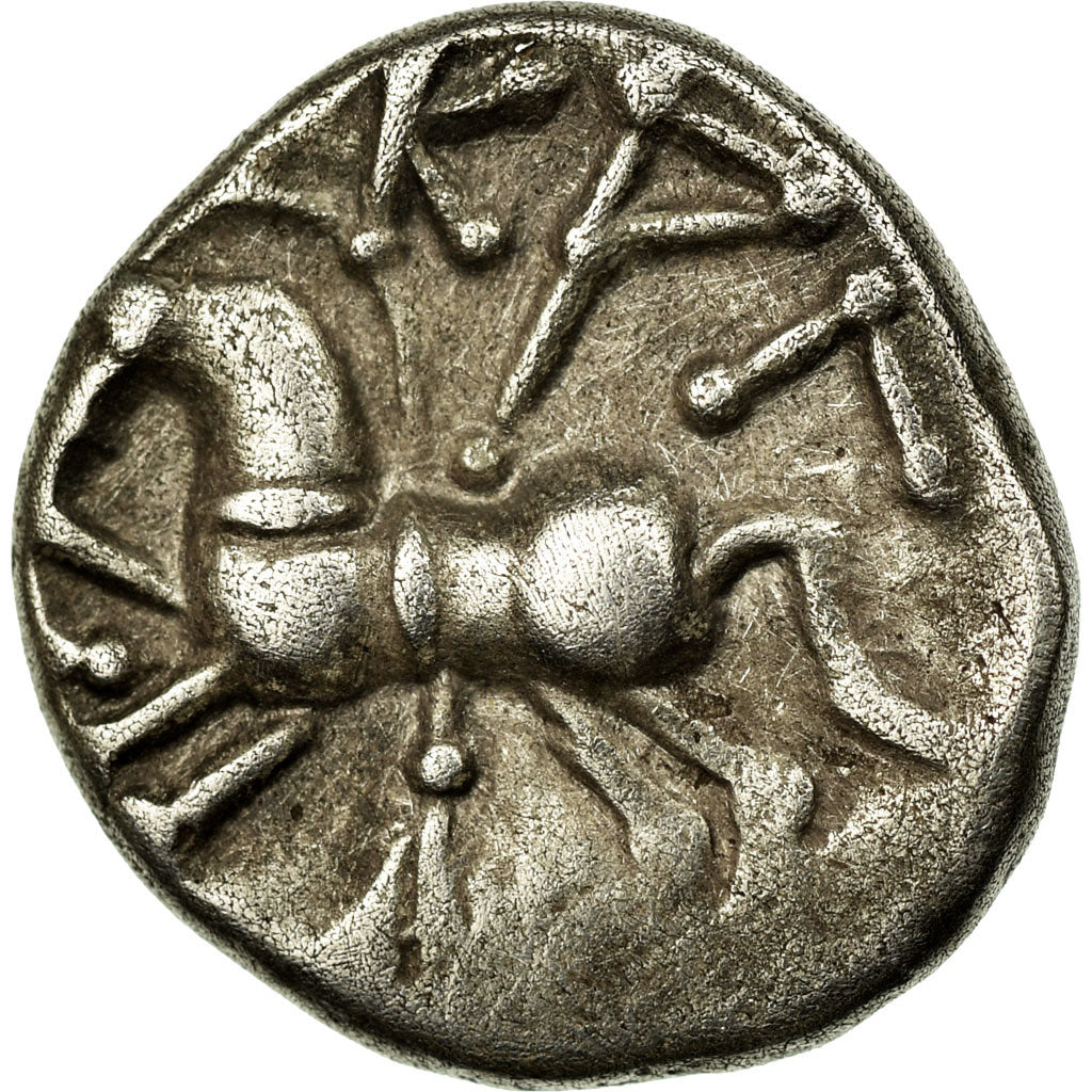 Coin, Lingones, Quinarius, AU(55-58), Silver, Delestrée:3195