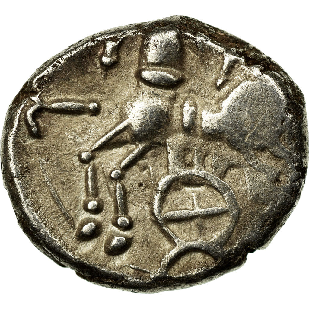 Coin, Lingones, Quinarius, AU(55-58), Silver, Delestrée:3195