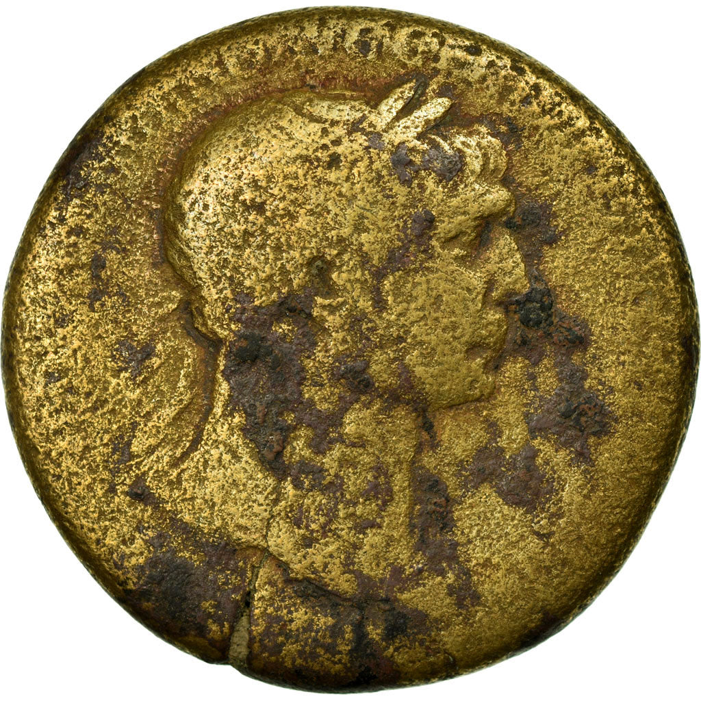 Coin, Trajan, Sestertius, 107 AD, Roma, Rare, F(12-15), Copper, RIC:575