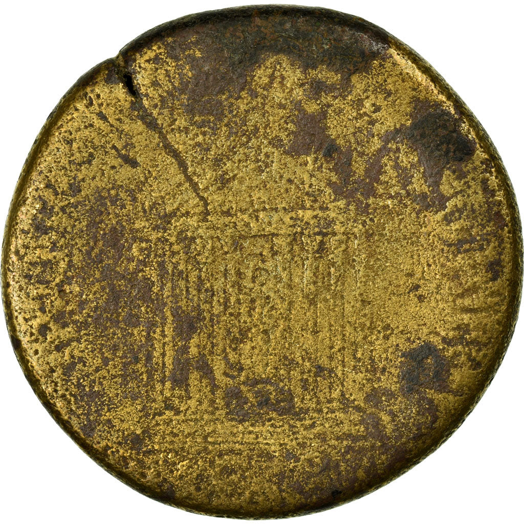 Coin, Trajan, Sestertius, 107 AD, Roma, Rare, F(12-15), Copper, RIC:575
