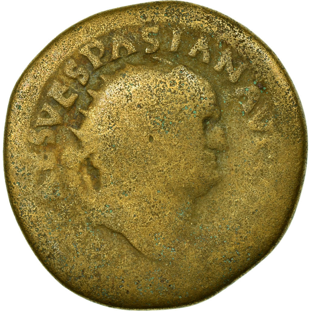 Coin, Vespasian, Dupondius, Roma, VG(8-10), Copper, Cohen:411