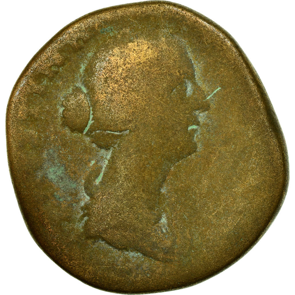 Monnaie, Faustine I, Sesterce, Roma, B, Cuivre