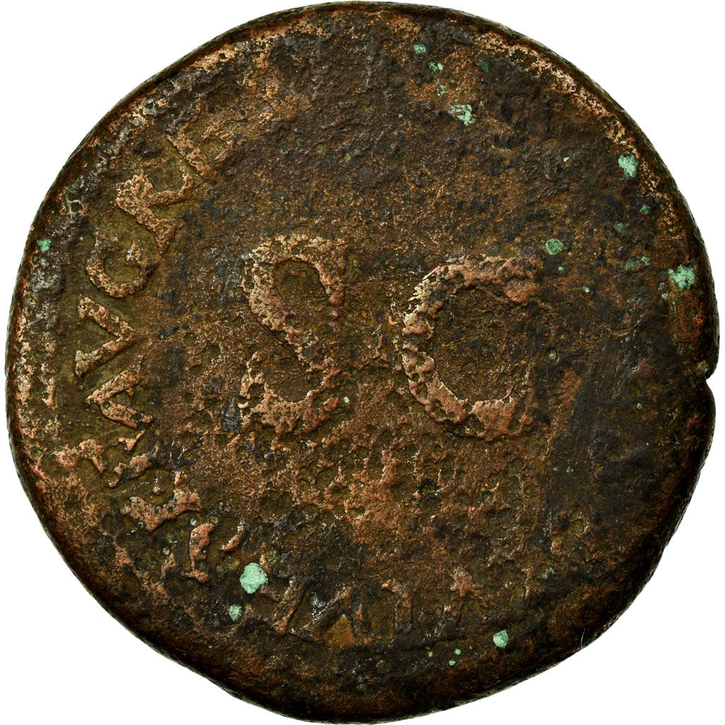 Coin, Germanicus, As, Rome, F(12-15), Bronze, RIC:50