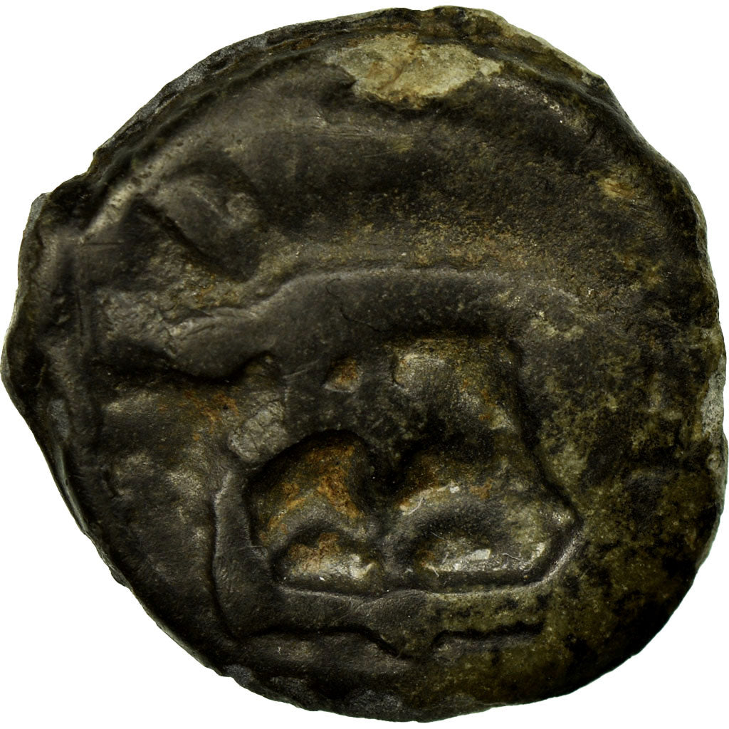 Coin, Leuci, Potin, 75-50 BC, VF(20-25), Potin, Delestrée:227