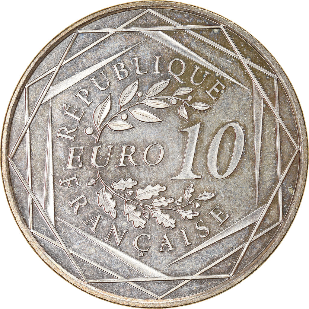 France, 10 Euro, Hercule, 2012, Paris, MS(63), Silver, Gadoury:EU 516, KM:2073
