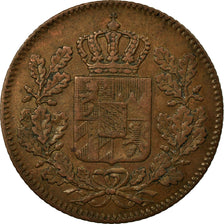 Moneta, Stati tedeschi, BAVARIA, Ludwig I, 2 Pfennig, 1839, BB, Rame, KM:798