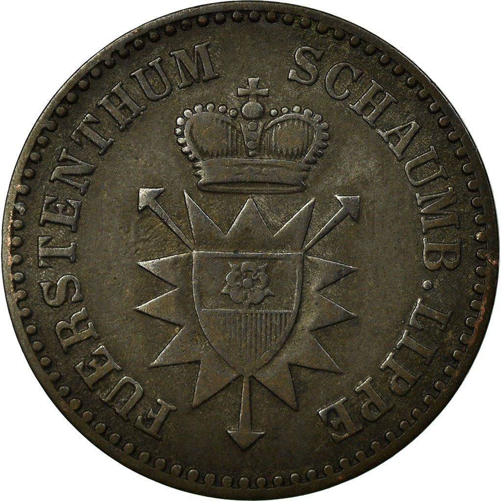 Coin, German States, SCHAUMBURG-LIPPE, Silber Groschen, 1858, EF(40-45), Billon