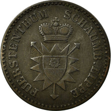 Coin, German States, SCHAUMBURG-LIPPE, Silber Groschen, 1858, EF(40-45), Billon