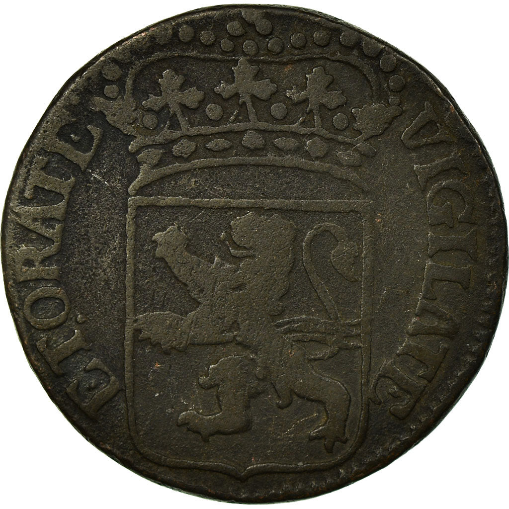 Coin, Netherlands, OVERYSSEL, Duit, 1753, VF(20-25), Copper, KM:90