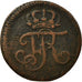 Coin, German States, HESSE-CASSEL, Friedrich I, Heller, 1744, VF(30-35), Copper